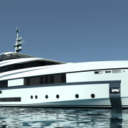 ATOS, Admiral Yachts new 46m Superyacht Concept at sea