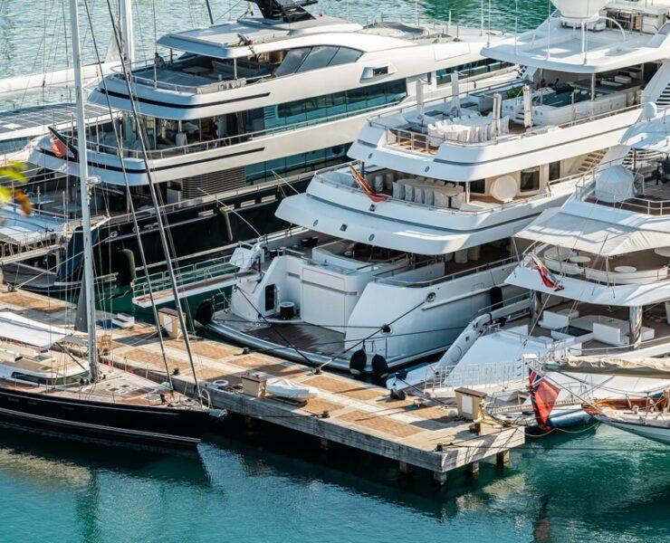 Beautiful Mega And Superyachts