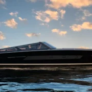 Super Yacht at Sunset