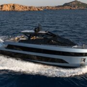 megayacht at speed