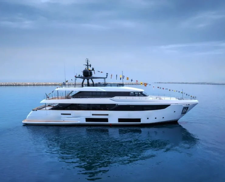 Super Yacht in sea