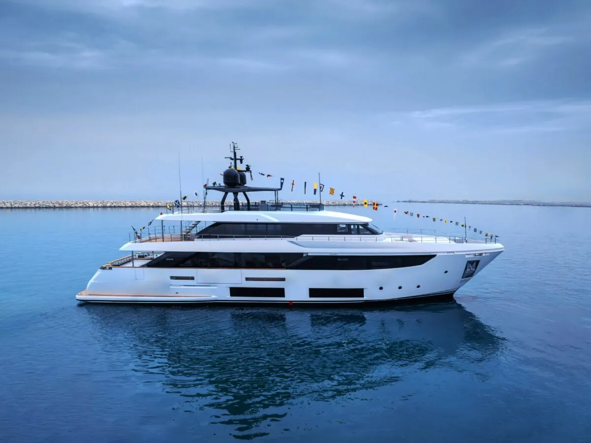 Super Yacht in sea