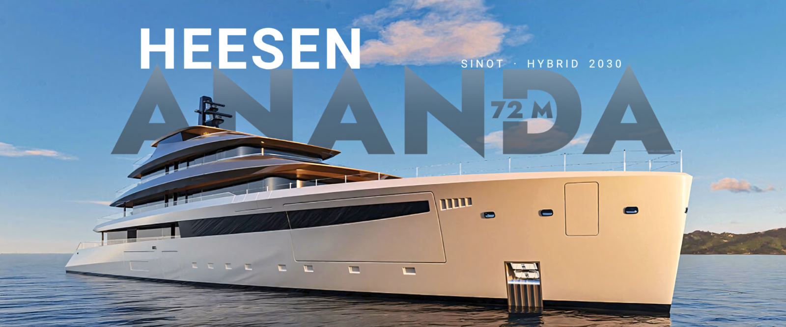 Project Ananda Heesen superyacht 72m hybrid motor yacht designed by Sinot