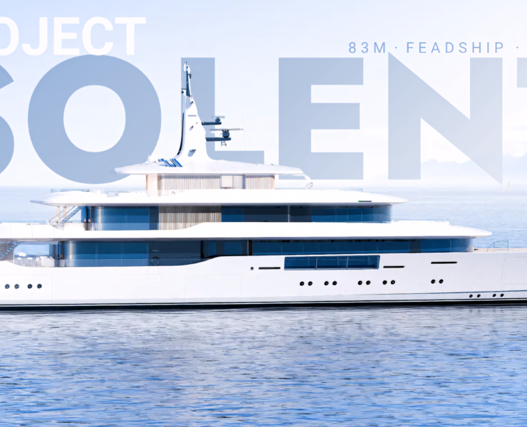 Project Solent 83m Feadship superyacht rendering